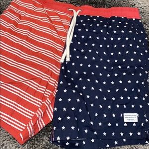 Modern Amusement swim trunks